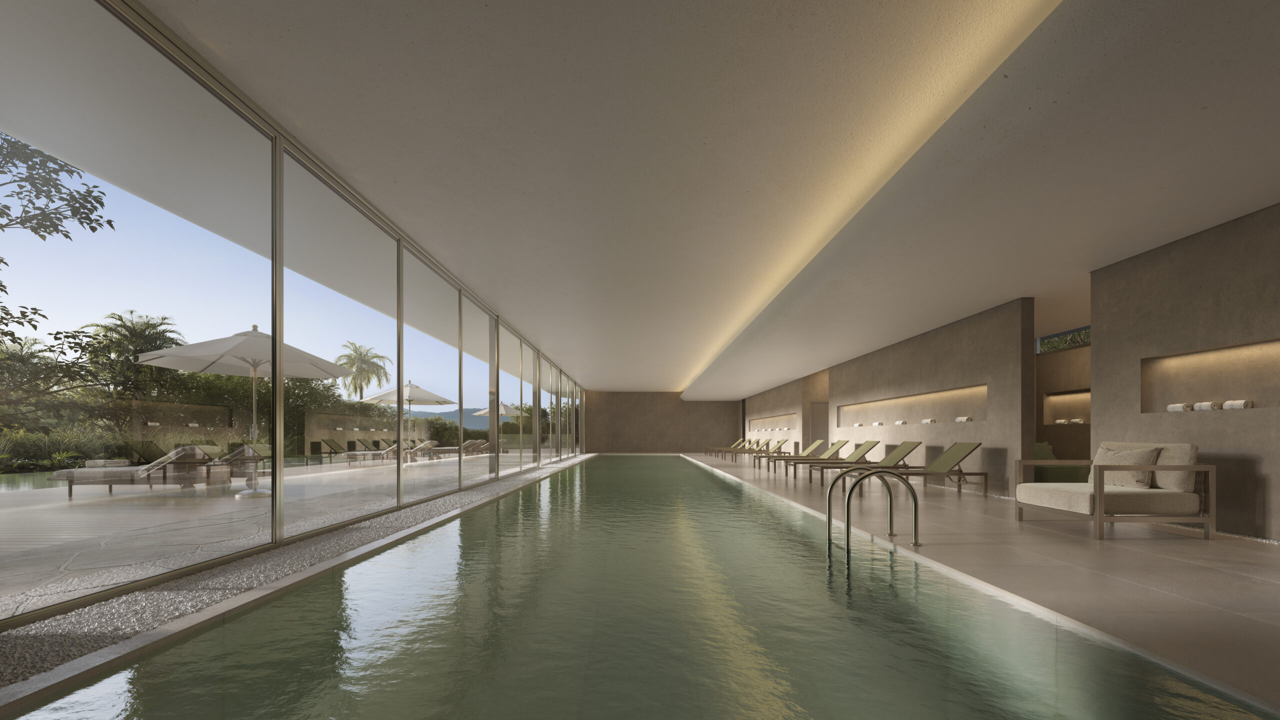 Piscina Coberta Aquecida